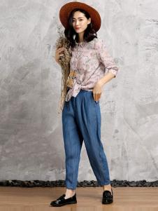PUKKA蒲女装2017春夏新品休闲裤