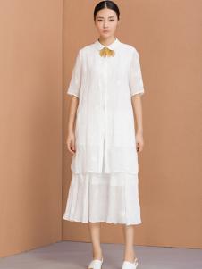 PUKKA蒲2016新品棉麻长裙