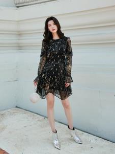 搜美女装雪纺裙