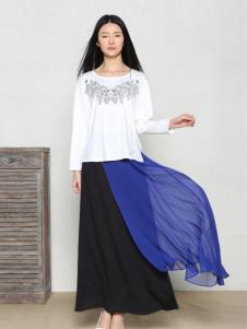 玛希露女装白色时尚T恤