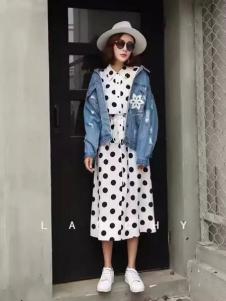 LARCHY来尔佳昵2017春装新品牛仔外套