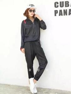 LARCHY来尔佳昵2017春装新品休闲套装