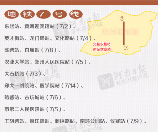 5年后郑州12条地铁线路详图（含站点）
