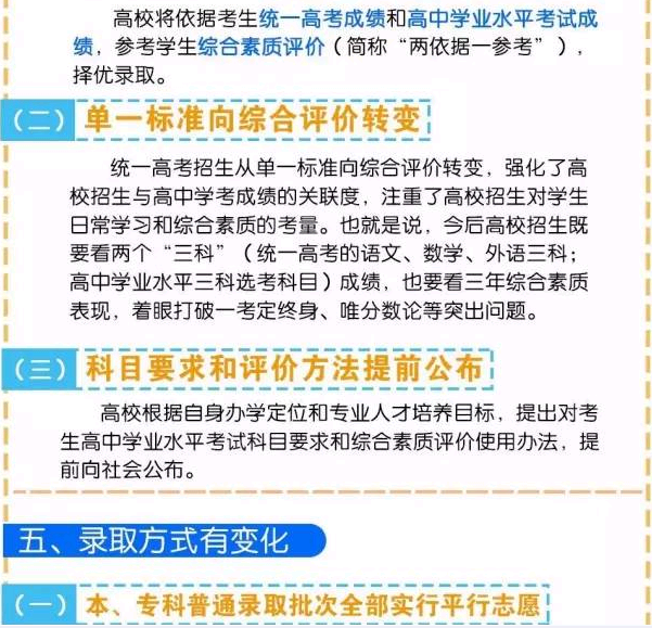 高考改革后，学生最应该知道啥?