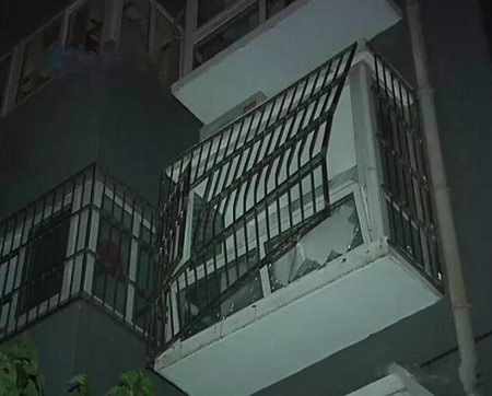郑州一小区发生天然气爆炸事故