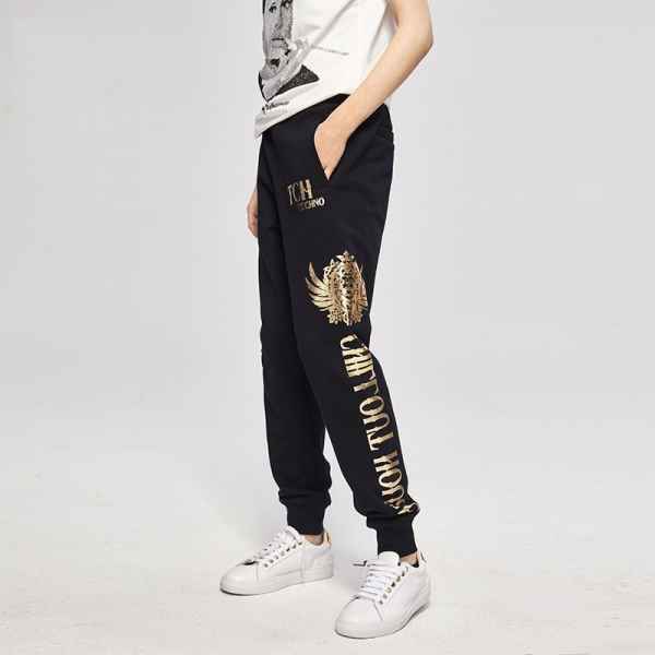 TCH潮牌烫金运动休闲工装裤男女同款