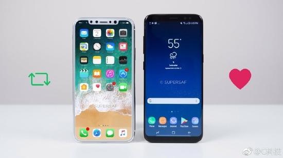 iPhone 8与S8亮屏对比 三星甘拜下风啦？