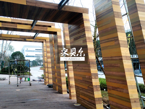 宁夏廊架仿古木纹漆采贝加工技术