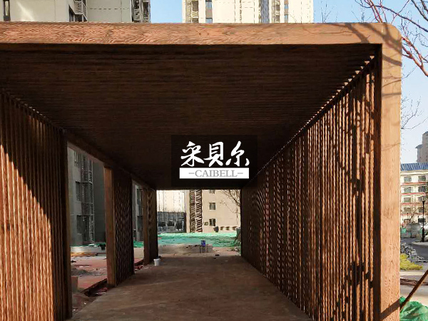 宁夏廊架仿古木纹漆采贝加工技术