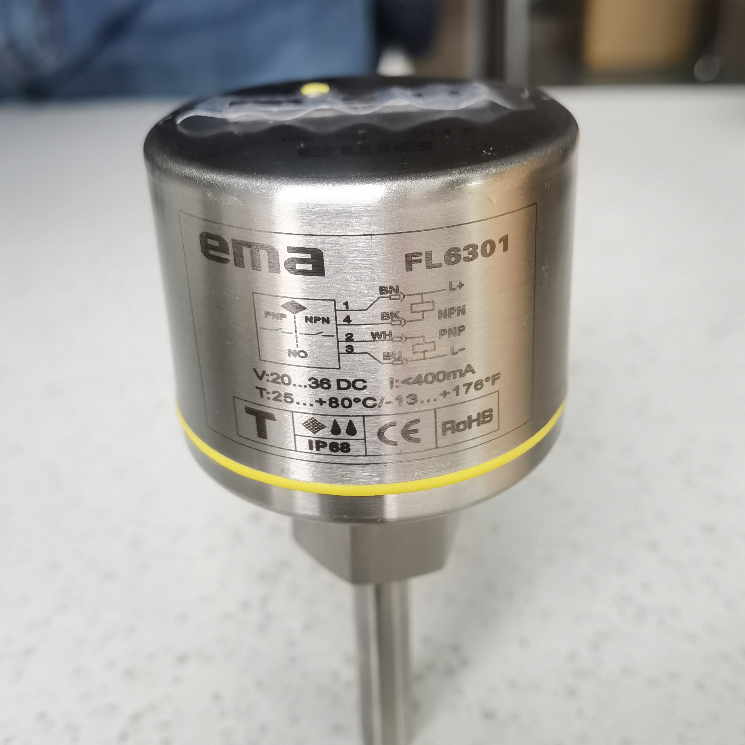 现货EMA伊玛旋钮式流量开关 FL6301