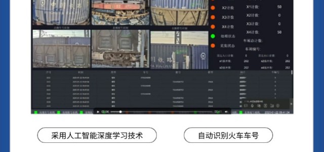 高精度火车号自动识别系统 提升运输效率